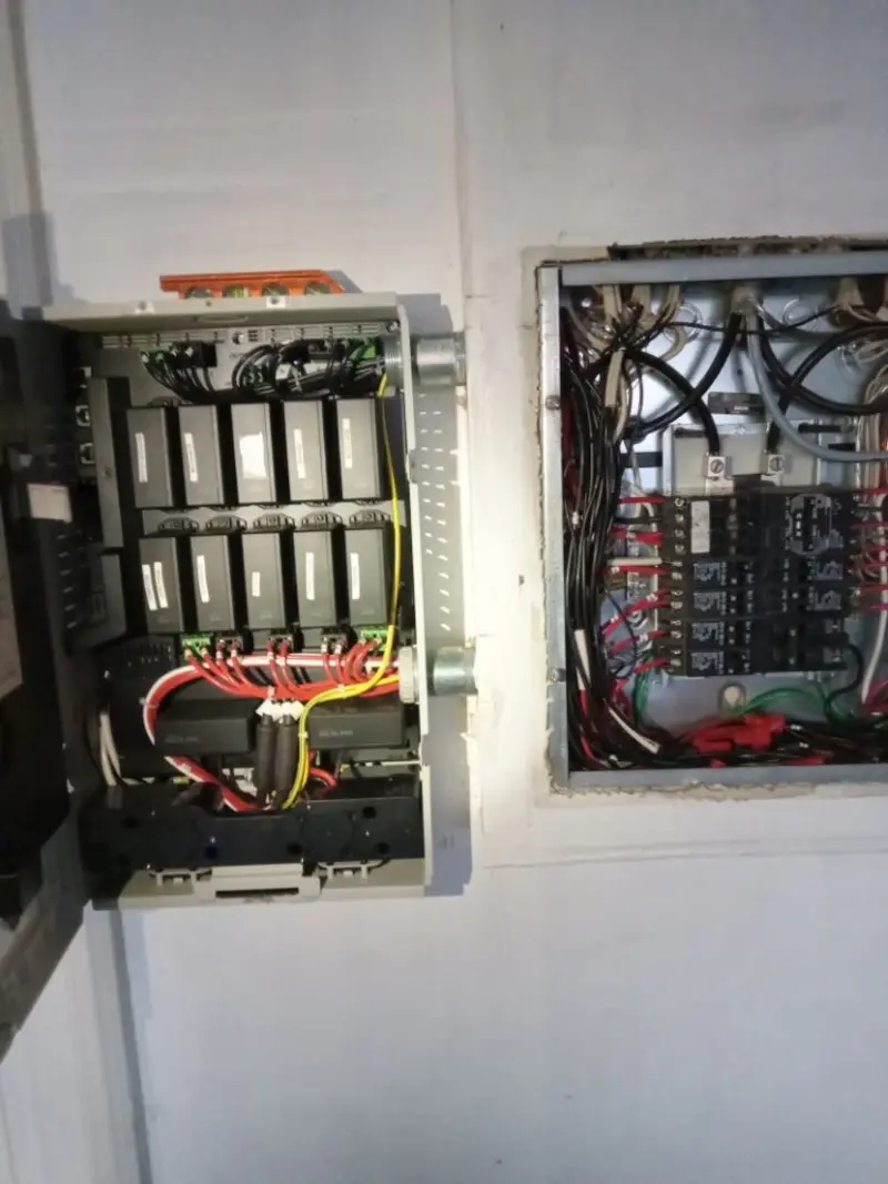 Electrical panel upgrade completed for Indoor Lighting Installation in West Monroe